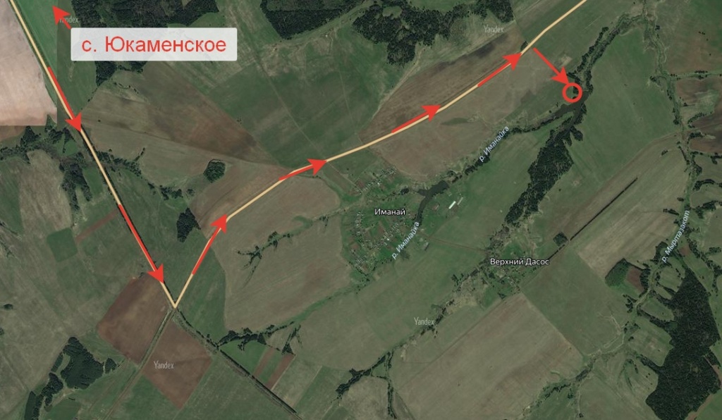 Карта юкаменского района удмуртии с деревнями и дорогами со спутника
